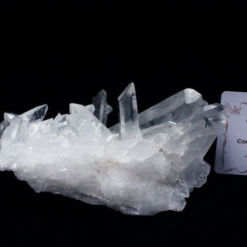 レムリアンシード 水晶 クラスター ミナスジェライス州コリント産  ※証明書付き[T143-2064]