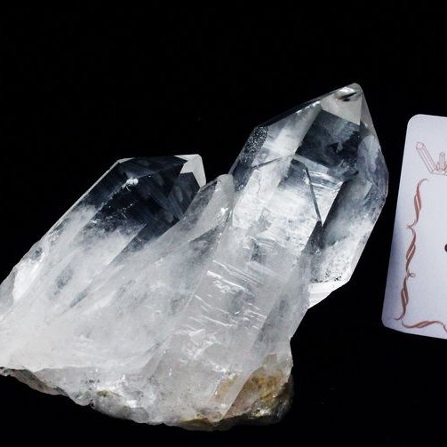 レムリアンシード 水晶 クラスター ミナスジェライス州コリント産  ※証明書付き[T143-2066]