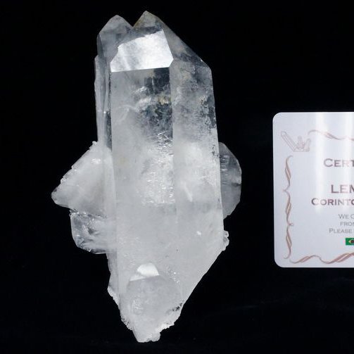 レムリアンシード 水晶クラスター セルフヒールド ミナスジェライス州コリント産 ※証明書付き[T143-2079]