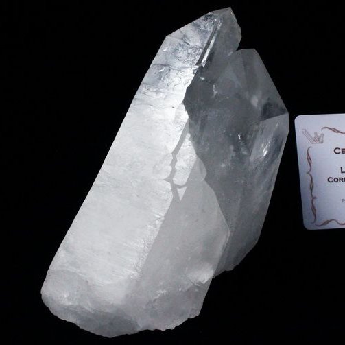 レムリアンシード 水晶 クラスター ミナスジェライス州コリント産  ※証明書付き[T143-2107]