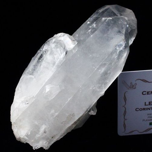 レムリアンシード 水晶 クラスター ミナスジェライス州コリント産  ※証明書付き[T143-2110]