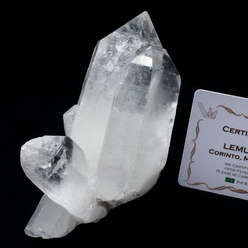 レムリアンシード 水晶 クラスター ミナスジェライス州コリント産  ※証明書付き[T143-2112]
