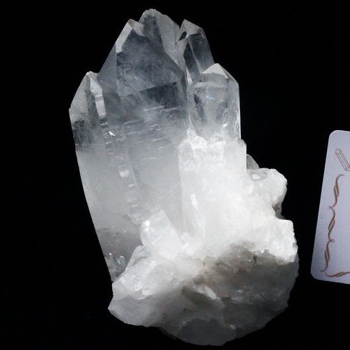 レムリアンシード 水晶 クラスター ミナスジェライス州コリント産  ※証明書付き[T143-2113]