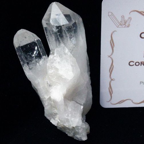 レムリアンシード 水晶 クラスター ミナスジェライス州コリント産  ※証明書付き[T143-2163]