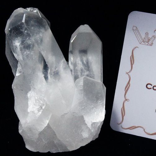 レムリアンシード 水晶 クラスター ミナスジェライス州コリント産  ※証明書付き[T143-2166]