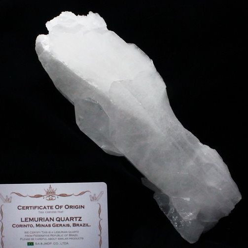 レムリアンシード 水晶クラスター セルフヒールド ミナスジェライス州コリント産 ※証明書付き[T143-2180]