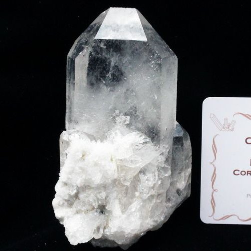 レムリアンシード 水晶 クラスター ミナスジェライス州コリント産  ※証明書付き[T143-2185]