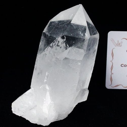 レムリアンシード 水晶 クラスター ミナスジェライス州コリント産  ※証明書付き[T143-2200]