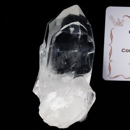 レムリアンシード 水晶 クラスター ミナスジェライス州コリント産  ※証明書付き[T143-2229]