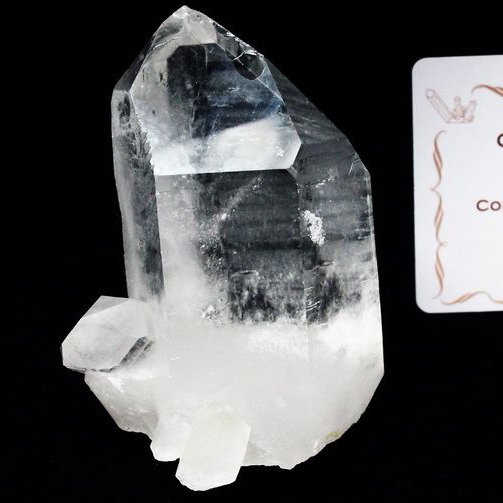 レムリアンシード 水晶 クラスター ミナスジェライス州コリント産  ※証明書付き[T143-2232]