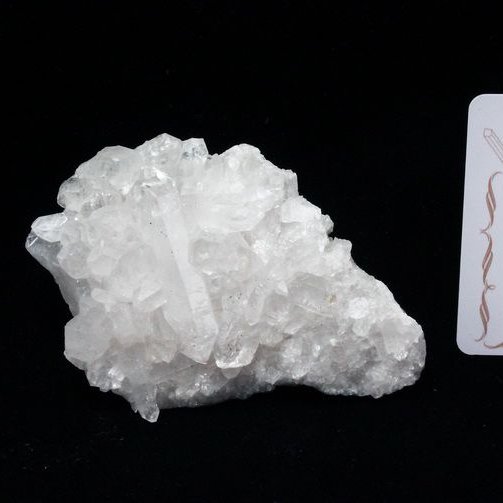 レムリアンシード 水晶 クラスター ミナスジェライス州コリント産  ※証明書付き[T143-2393]