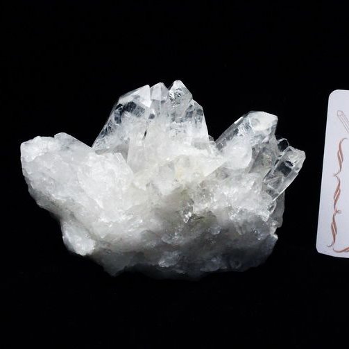 レムリアンシード 水晶 クラスター ミナスジェライス州コリント産  ※証明書付き[T143-2395]