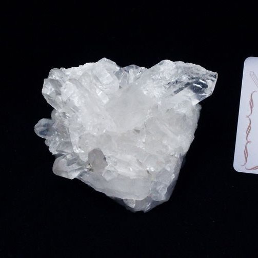 レムリアンシード 水晶 クラスター ミナスジェライス州コリント産  ※証明書付き[T143-2408]