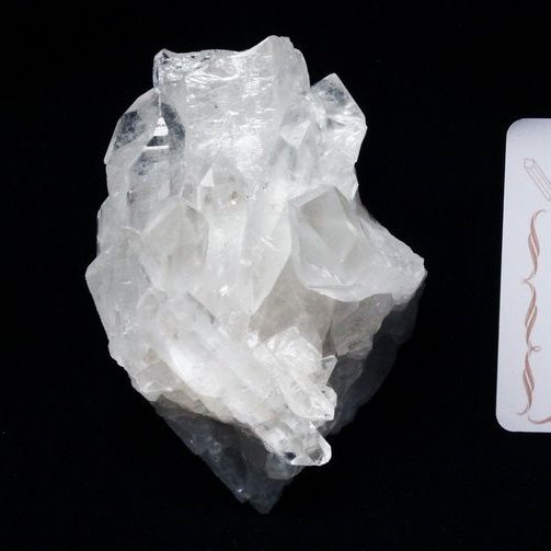 レムリアンシード 水晶 クラスター ミナスジェライス州コリント産  ※証明書付き[T143-2411]