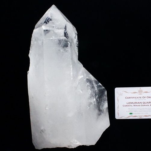 2.1Kg レムリアンシード 水晶 クラスター ミナスジェライス州コリント産  ※証明書付き[T143-2433]