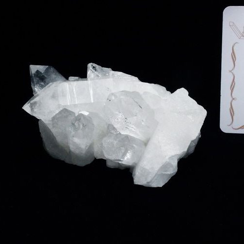 レムリアンシード 水晶 クラスター ミナスジェライス州コリント産  ※証明書付き[T143-2437]