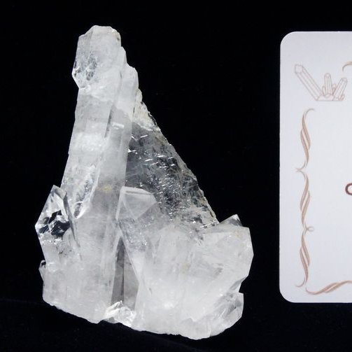 レムリアンシード 水晶 クラスター ミナスジェライス州コリント産  ※証明書付き[T143-2440]