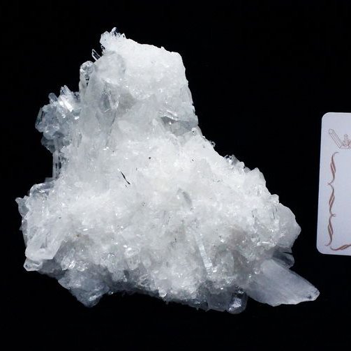 レムリアンシード 水晶 クラスター ミナスジェライス州コリント産  ※証明書付き[T143-2445]