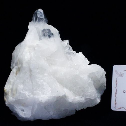 レムリアンシード 水晶 クラスター ミナスジェライス州コリント産  ※証明書付き[T143-2470]