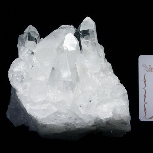 レムリアンシード 水晶 クラスター ミナスジェライス州コリント産  ※証明書付き[T143-2488]