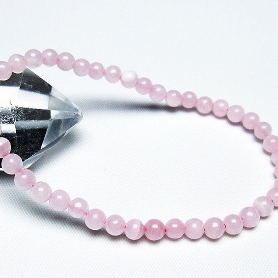 ピンクカルサイト ブレスレット 4mm [t144-8256]