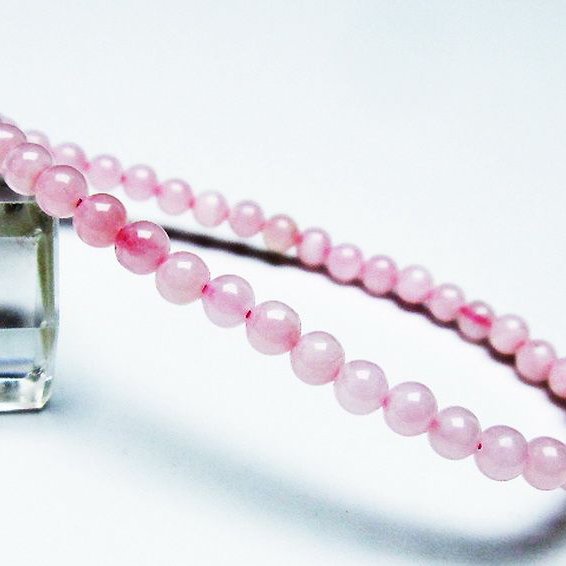 ピンクカルサイト ブレスレット 4mm [t144-8331]