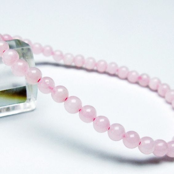 ピンクカルサイト ブレスレット 4mm [t144-8341]