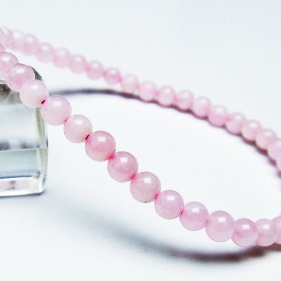 ピンクカルサイト ブレスレット 4mm [t144-8346]