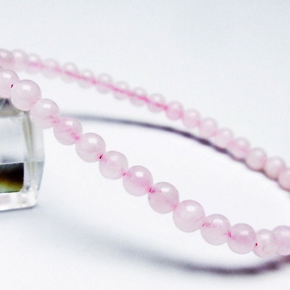 ピンクカルサイト ブレスレット 4mm [t144-8352]