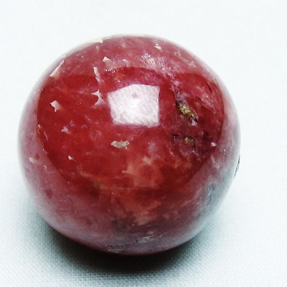 インカローズ ロードクロサイト 丸玉 33mm [T145-1725]