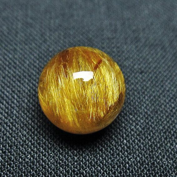 ゴールドタイチンルチル入り 水晶 丸玉 11mm [t145-2340]