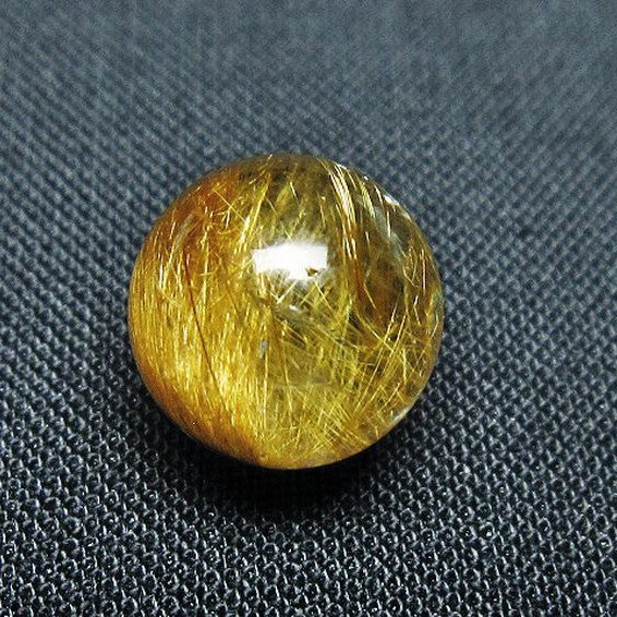ゴールドタイチンルチル入り 水晶 丸玉 11mm [t145-2341]