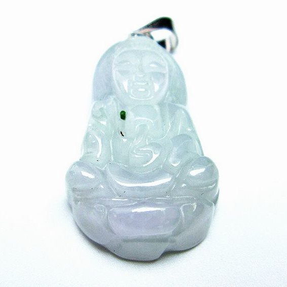 糸魚川翡翠 ペンダント 観音様 [T146-3262]