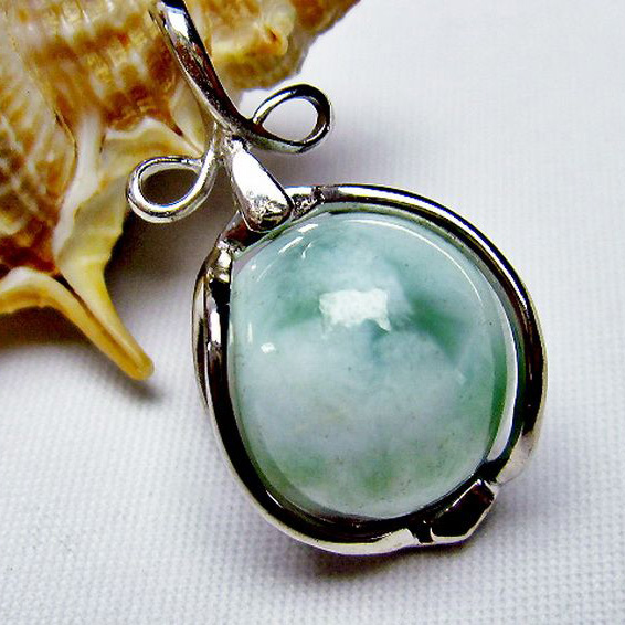 ラリマー 丸玉  ペンダント 15mm [T151-1965]