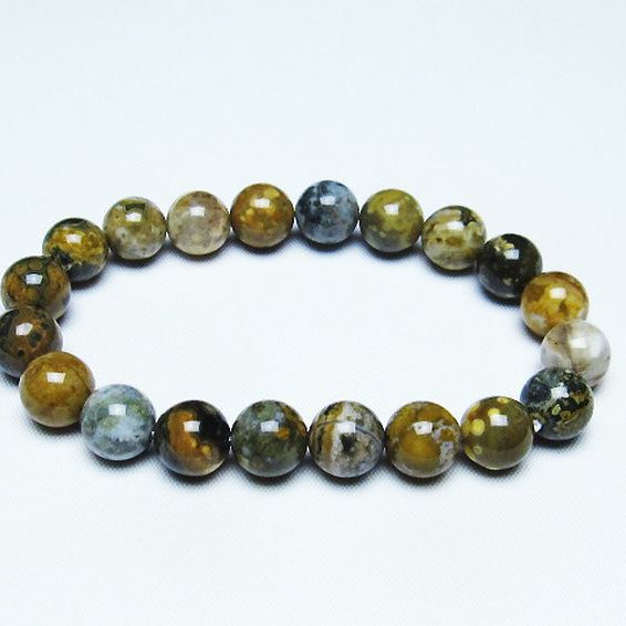 オーシャンジャスパー ブレスレット 10mm [T153-3096]