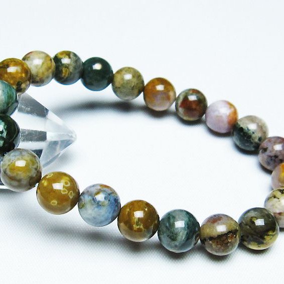 オーシャンジャスパー ブレスレット 9mm [t153-3180]