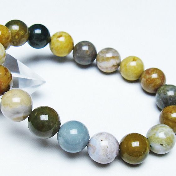 オーシャンジャスパー ブレスレット 12mm [t153-3349]