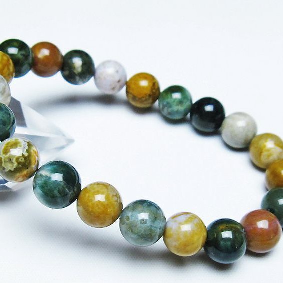 オーシャンジャスパー ブレスレット 9mm [T153-3391]