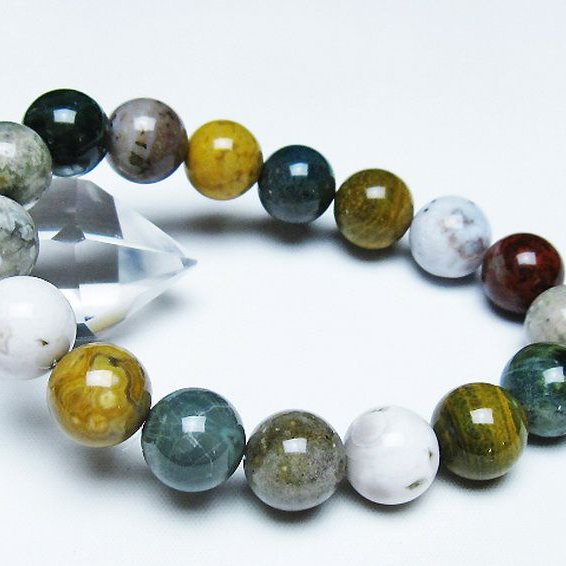 オーシャンジャスパー ブレスレット 13mm [T153-3401]