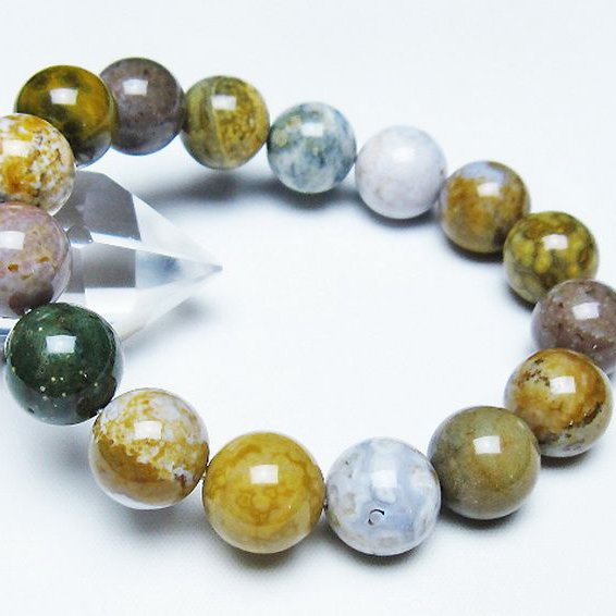 オーシャンジャスパー ブレスレット 13mm [T153-3421]