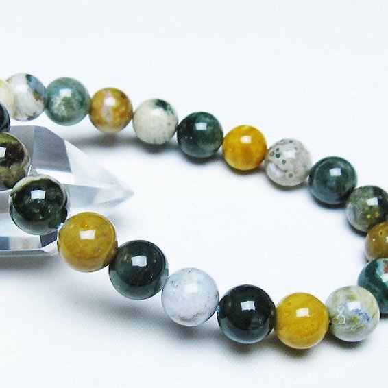 オーシャンジャスパー ブレスレット 9mm [t153-3438]