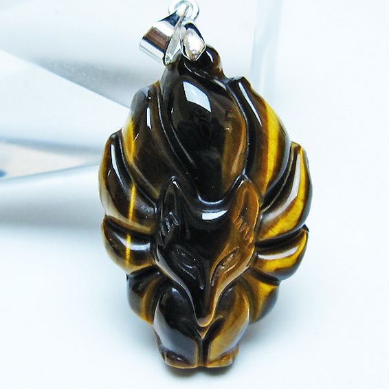 タイガーアイ ペンダント [t157-3038]