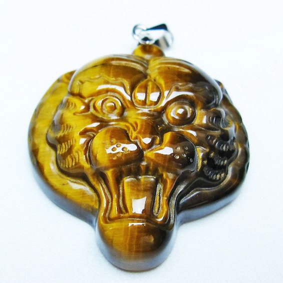 タイガーアイトラ ペンダント [T157-3064]