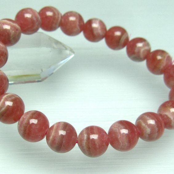 インカローズ ロードクロサイト ブレスレット 10mm [T16-10043]