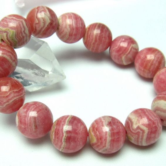 インカローズ ロードクロサイト ブレスレット 15mm [T16-11162]