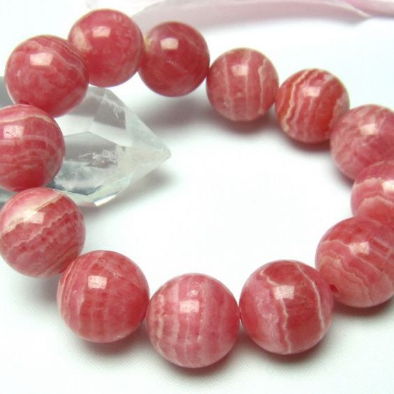 インカローズ ロードクロサイト ブレスレット 16mm [T16-11194]