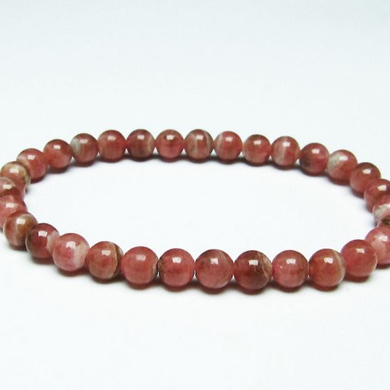 インカローズ ロードクロサイト ブレスレット 6mm [T16-14328]