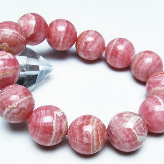 インカローズ ロードクロサイト ブレスレット 17mm [T16-14590]