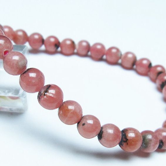 インカローズ ロードクロサイト ブレスレット 6mm [T16-14760]