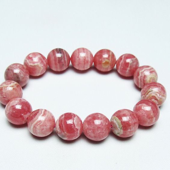 インカローズ ロードクロサイト ブレスレット 14mm [T16-15046]